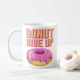 Funny Donut aufgeben Kaffeetasse