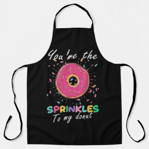 Funny donut zitiert schürze