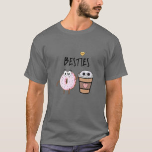 Funny Donuts und Coffee Spaß Die besten Freunde T-Shirt