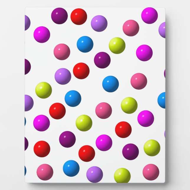Funny Dots Fotoplatte (Vorderseite)