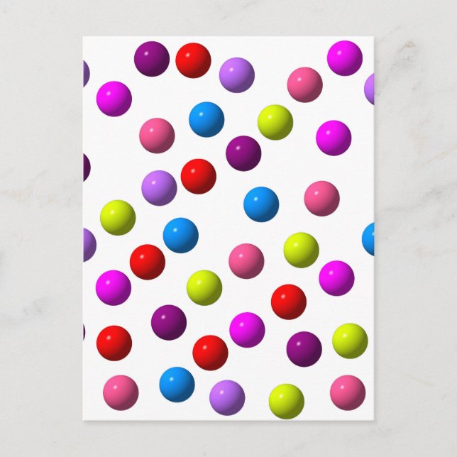 Funny Dots Postkarte (Vorderseite)