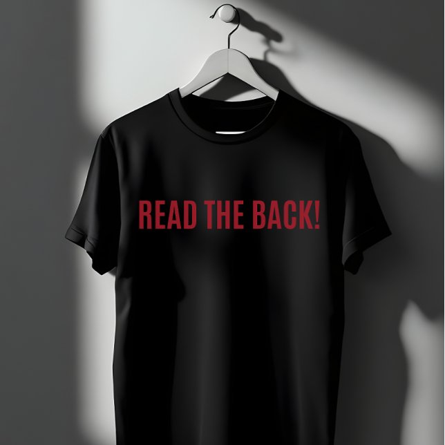 Funny Double Sided Ber Command T-Shirt (Von Creator hochgeladen)