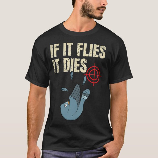 Funny Dove Jagd Geschenk für Enten und Vogelbäder T-Shirt (Vorderseite)