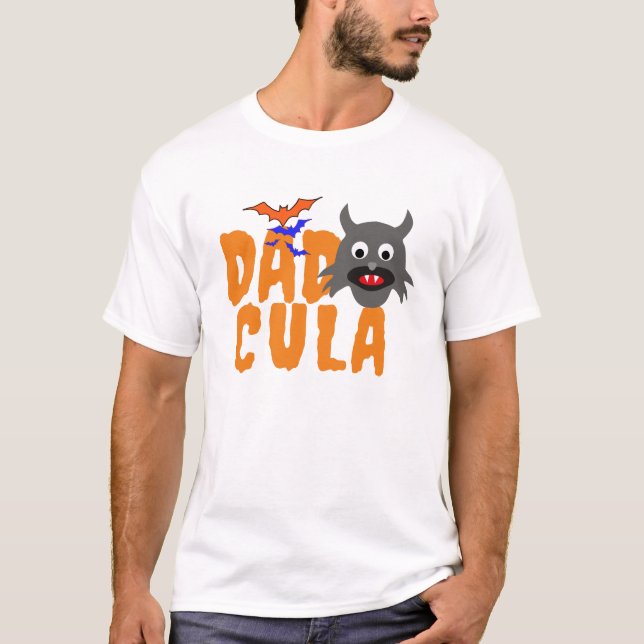 Funny Dracula Vater Shirt | Halloween Costume Desi (Vorderseite)