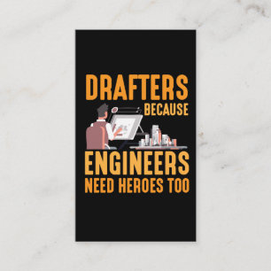 Funny Drafting Techncian Geschenk für Drafters Visitenkarte
