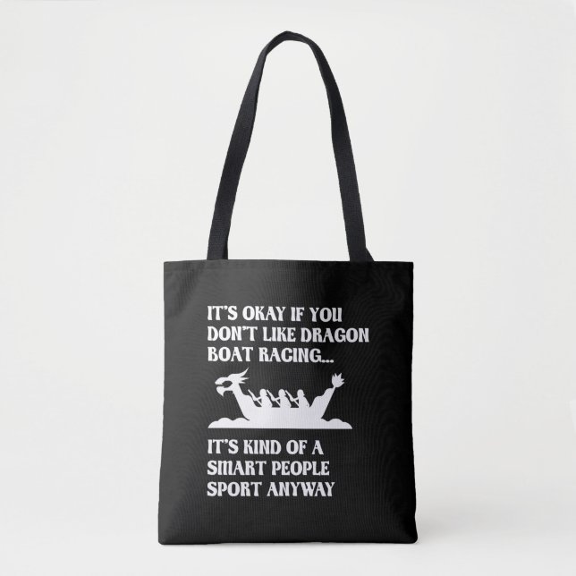 Funny Dragon Boat Racing Spaß Boating Row Tasche (Vorderseite)