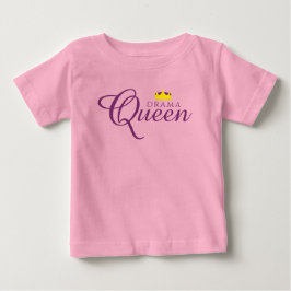 Funny Drama Queen mit Royal Crown Baby T-shirt