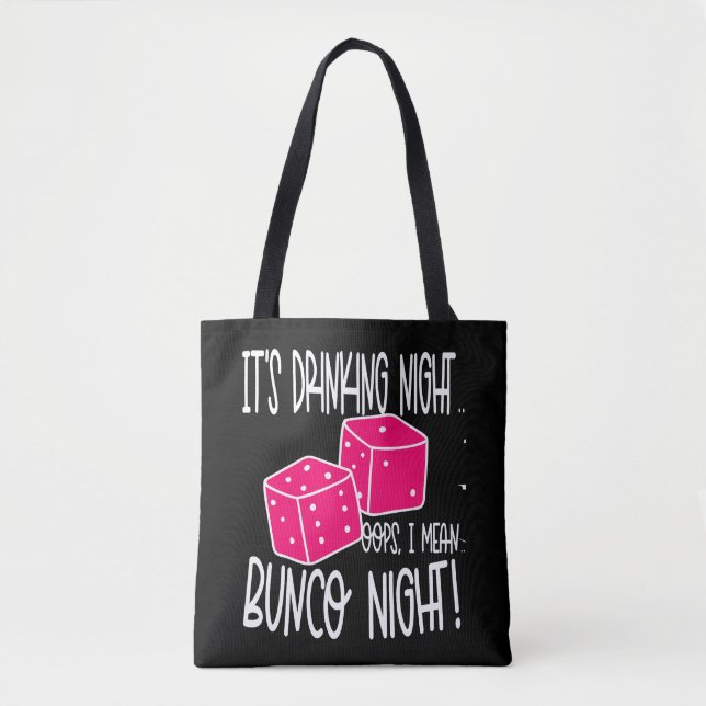 Funny Drink Bunco Night Tasche (Vorderseite)