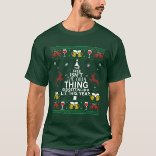 Funny Drink Tree Beer für Weihnachten T-Shirt