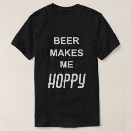 Funny Drink Zitat BIER MACHT MIR HOFFNUNG T-Shirt