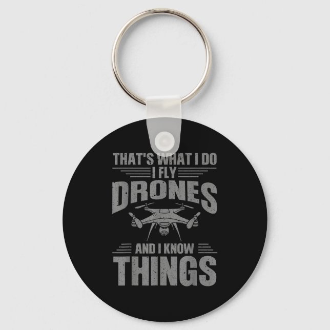 Funny Drone Art For Men Women Boys Drone Racing Dr Schlüsselanhänger (Vorderseite)