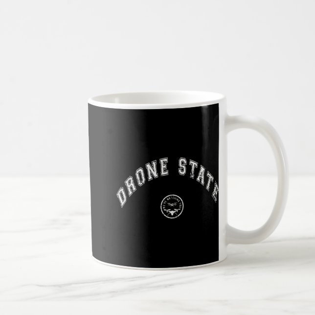 Funny Drone State Flying Secret Drone New Jersey W Kaffeetasse (Rechts)