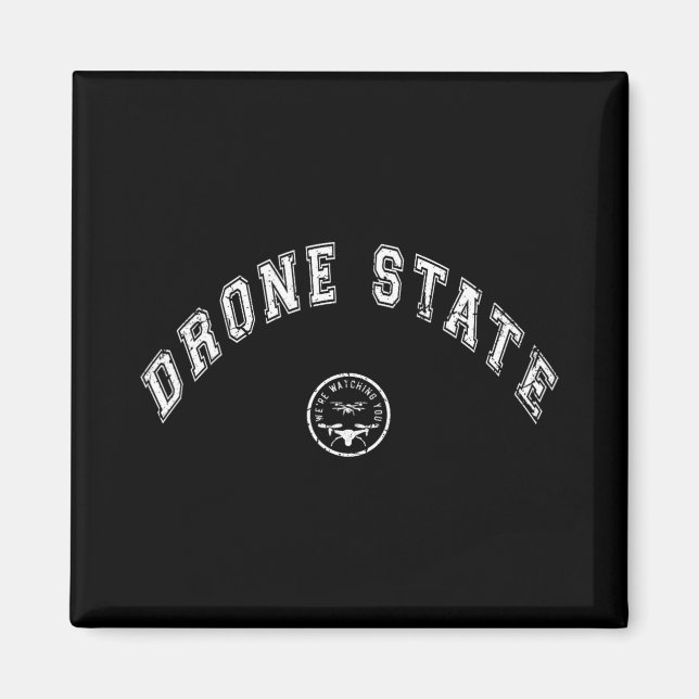 Funny Drone State Flying Secret Drone New Jersey W Magnet (Vorne)