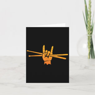 Funny Drummer Art für Männer Frauen Kinder Drummin Karte