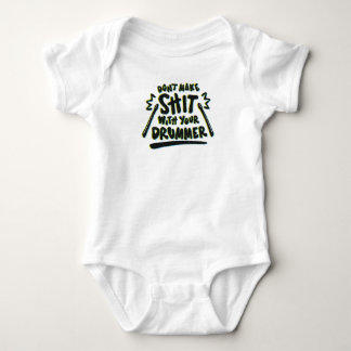 Funny Drummer Drums Gift Baby Strampler