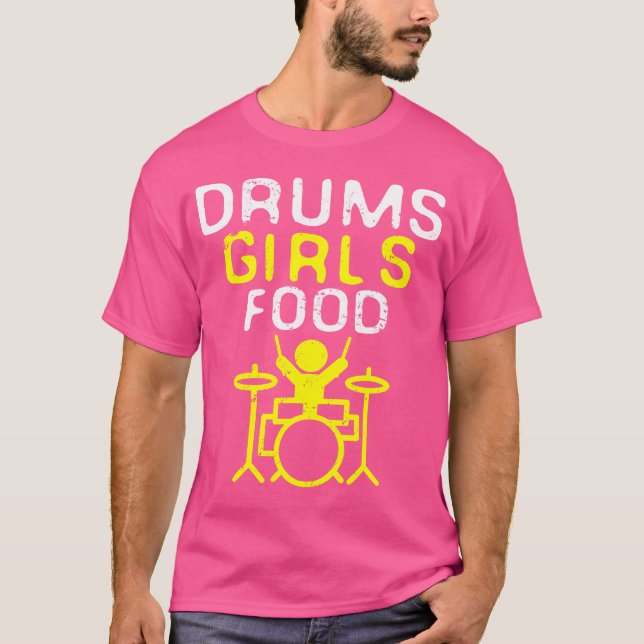 Funny Drummer Gift Cool Marching School Band Drum T-Shirt (Vorderseite)