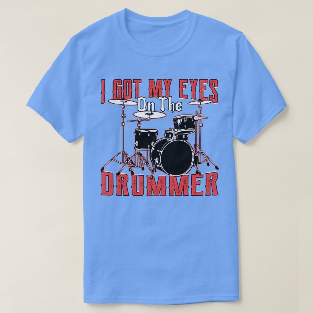 Funny Drummer Musiker und Drum Lover Geschenk Idee T-Shirt (Design vorne)