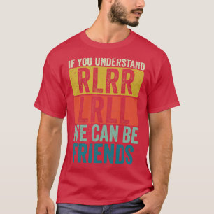 Funny Drummer Paradiddle Retro Drumming Drum Set 1 T-Shirt