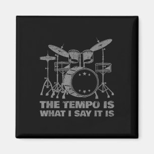 Funny Drumming Kunst für Männer Drumline Drum Set Magnet