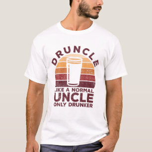 Funny Druncle Drink Onkel Beer Lover T-Shirt