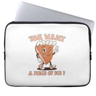 Funny, du Will ein Stück von mir Kawaii Pumpkin Pi Laptopschutzhülle
