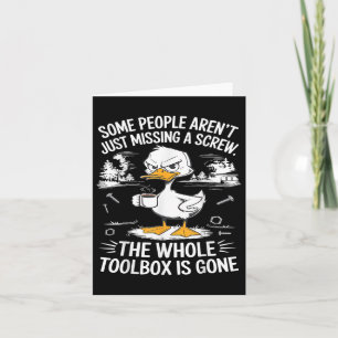 Funny Duck Arent Vermisst eine Schraube die ganze Karte