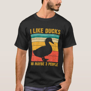 Funny Duck Design für Mädchen Kinder Bauer Jagd Du T-Shirt