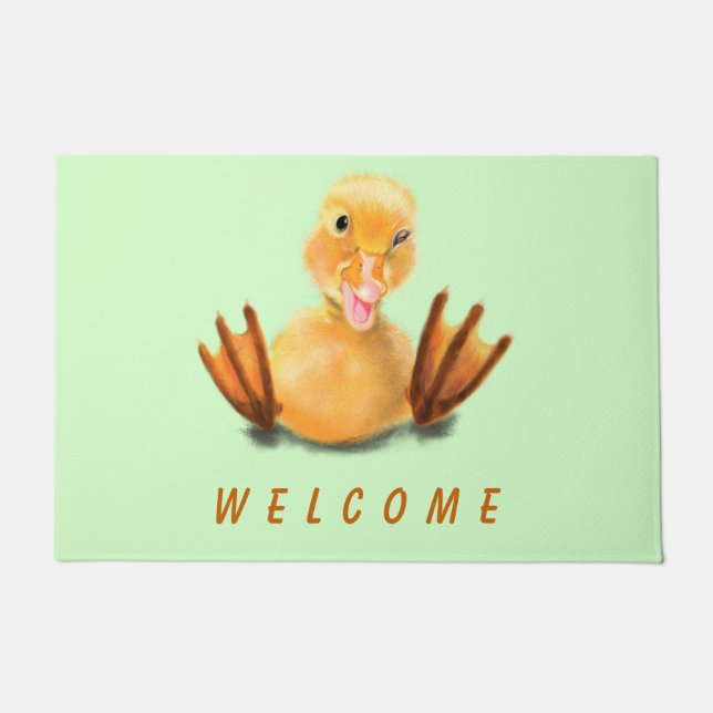 Funny Duck Doormats Fußmatte (Vorderseite)