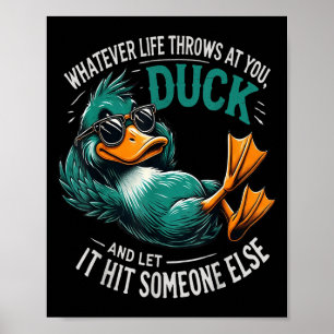 Funny Duck Graphic T-Shirts Männer Frauen Teens Fu Poster