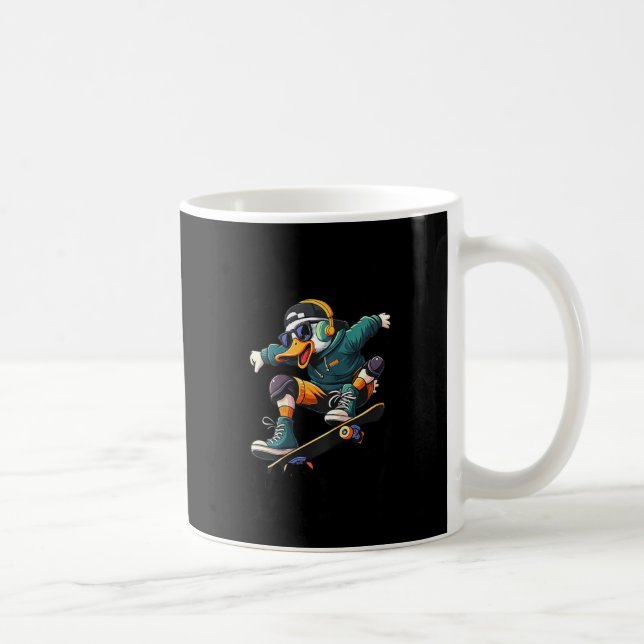 Funny Duck Graphic Tees Men Women Teens Funny Quot Kaffeetasse (Rechts)