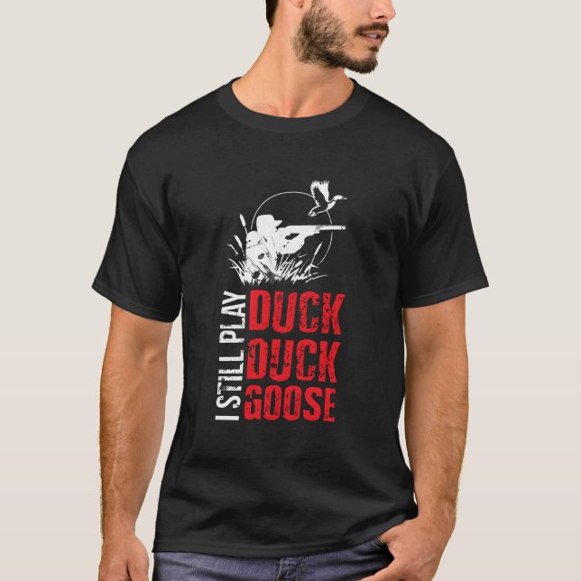 Funny Duck Hunting T-Shirt (Vorderseite)