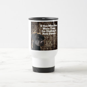 Funny Duck Jagd Schokolade Labrador Camouflage Kaf Reisebecher