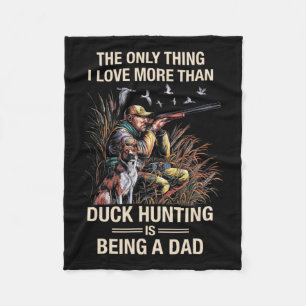 Funny Duck Jagd Wasservögel Gänse Jagd Männer Vate Fleecedecke