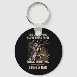 Funny Duck Jagd Wasservögel Gänse Jagd Männer Vate Schlüsselanhänger