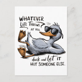 Funny Duck Postkarte