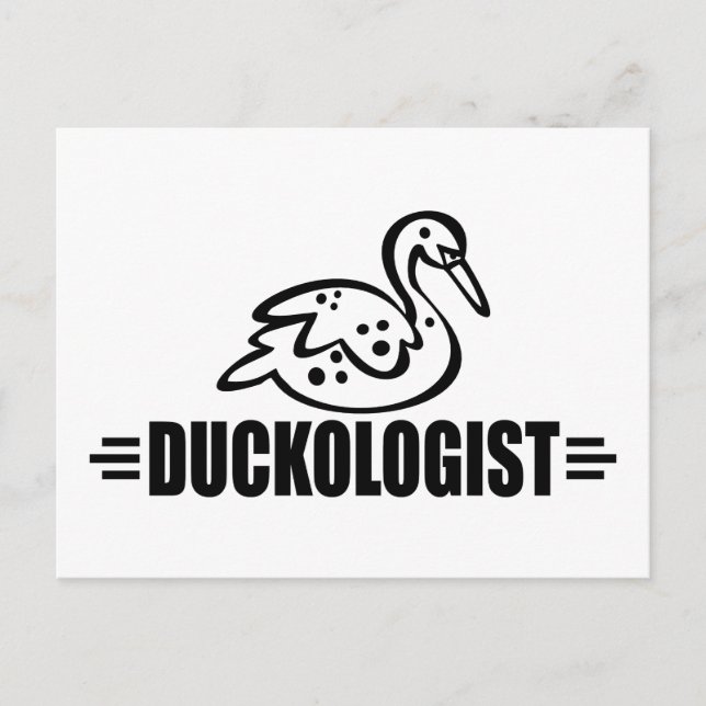 Funny Duck Postkarte (Vorderseite)
