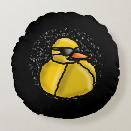 Funny duck rundes kissen