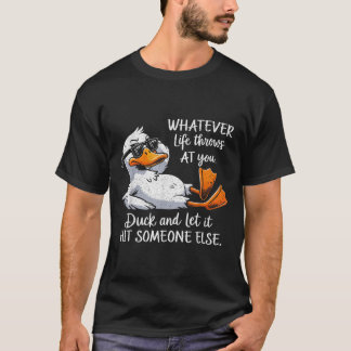 Funny Duck Shirt Funny Zitat Grafische T-Shirts fü