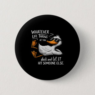 Funny Duck Shirt Funny Zitat Grafische T-Shirts fü Button