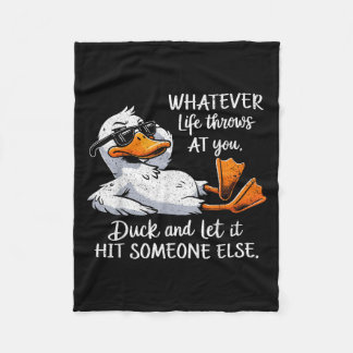 Funny Duck Shirt Funny Zitat Grafische T-Shirts fü Fleecedecke
