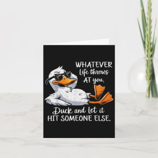 Funny Duck Shirt Funny Zitat Grafische T-Shirts fü Karte