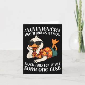 Funny Duck Shirt Funny Zitat Grafische T-Shirts fü Karte