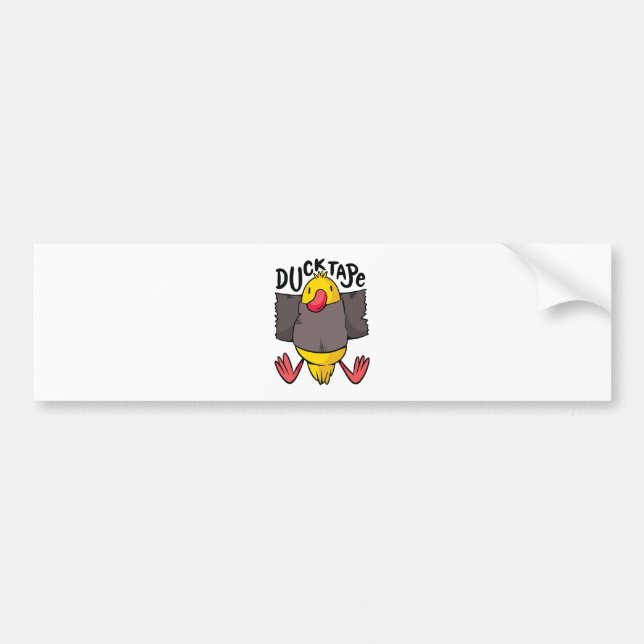 Funny Duck Tape Autoaufkleber (Vorne)