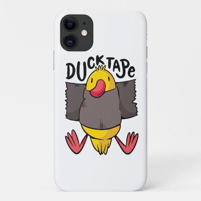 Funny Duck Tape Case-Mate iPhone Hülle (Rückseite)