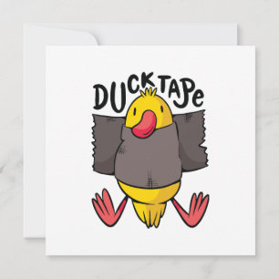 Funny Duck Tape Einladung