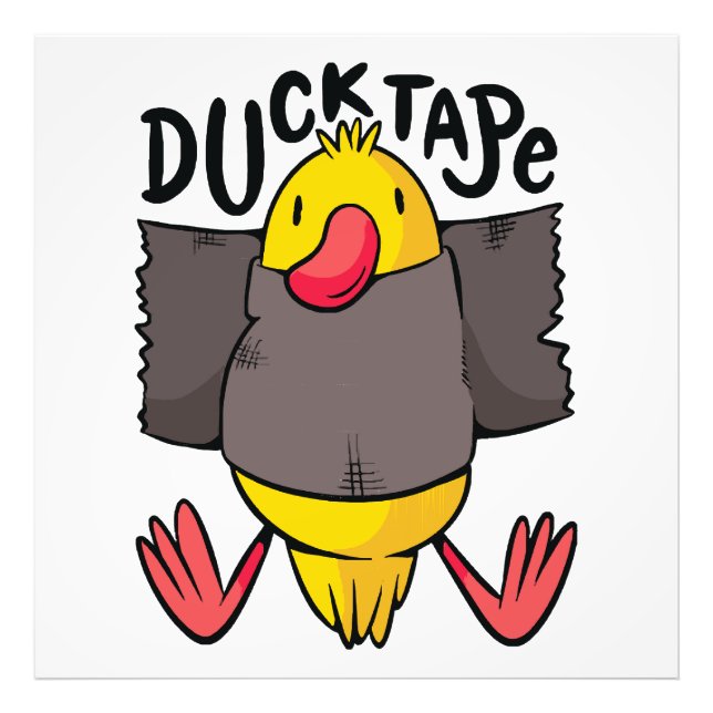 Funny Duck Tape Fotodruck (Vorne)