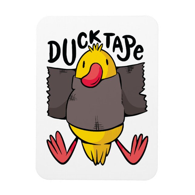 Funny Duck Tape Magnet (Vertikal)
