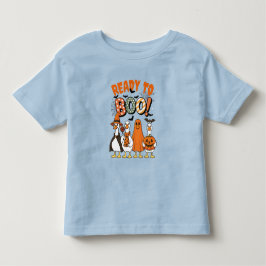 Funny Ducks Ready to Boo Halloween Kleinkind T-shirt