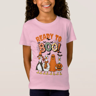 Funny Ducks Ready to Boo Halloween T-Shirt