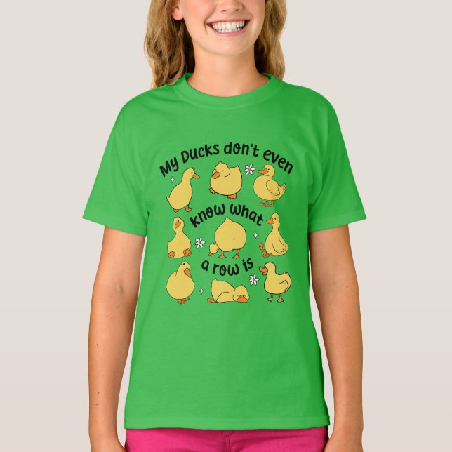 Funny Ducks Sarcastic T-Shirt (Vorderseite)